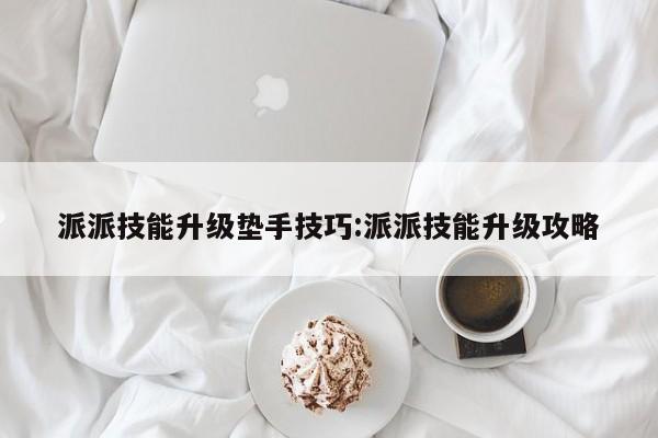 派派技能升级垫手技巧：派派技能升级攻略